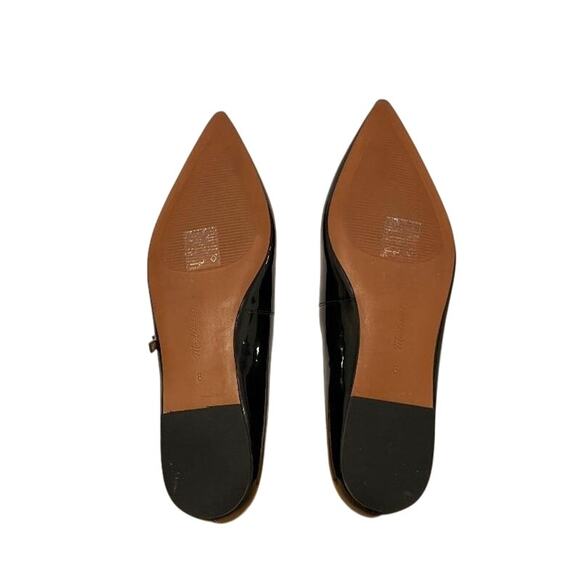 Slightly used Madewell Elsie Mary Jane flat – black patent leather size 8. - Picture 4 of 5